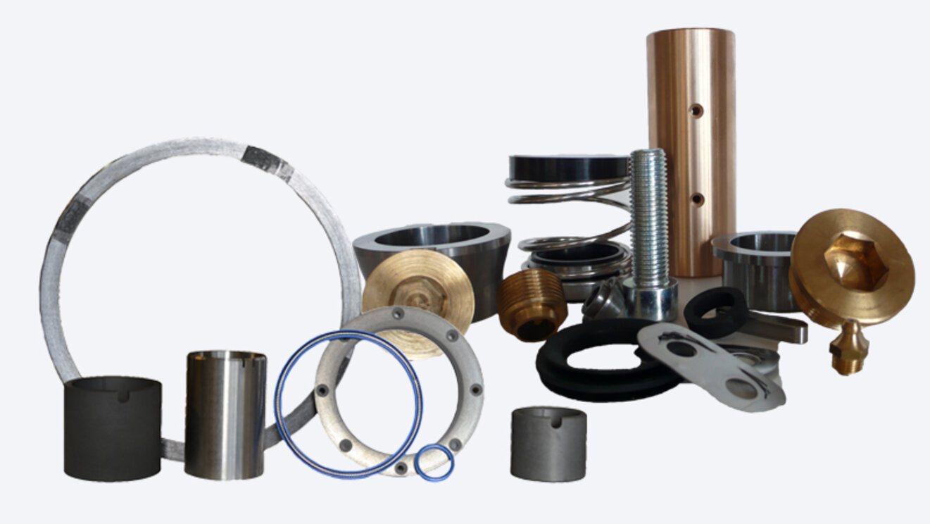 Spare parts for centrifugal pumps and cargo pumps